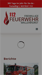 Mobile Screenshot of feuerwehr-wallenhorst.de